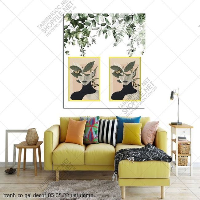 tranh co gai decor 05 05 22 dat